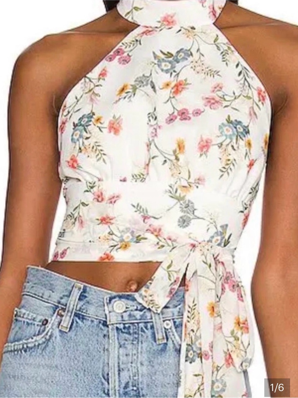 NWOT Amanda Uprichard X Revolve Aurelie Top in Pavilion - BEAUTIFUL! Medium.